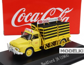 1:72 BEDFORD J6 Truck With Bottle Coca-cola 1964, Yellow - PLADEAGCOCCOLL001