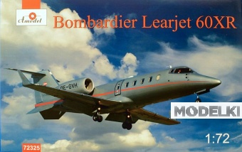 1:72 Сборная модель Канадский пассажирский самолет Bombardier Learjet 60XR - 72325