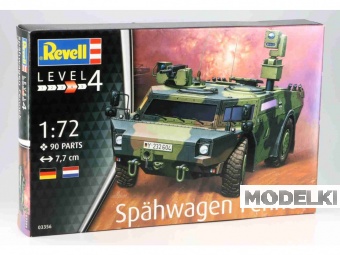 1:72 Сборная модель немецкая разведывательная бронемашина Fennek - 03356