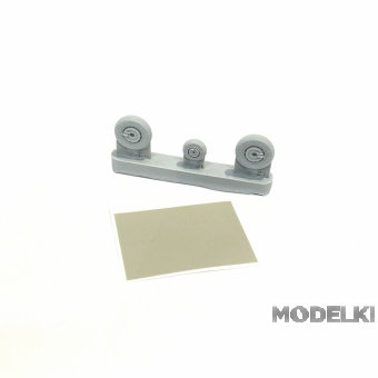 1:72 Колёса шасси для модели самолета MiGG-21 (Ранняя версия) - RS72013