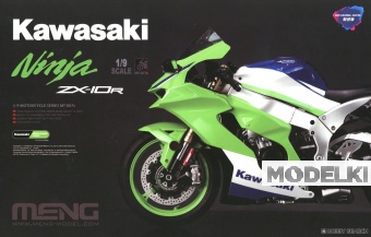 1:9 Сборная модель Kawasaki Ninja ZX-10R Pre-Coloured Edition - MT-007s