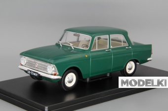 1:24 МОСКВИЧ 408, Легендарные советские автомобили 6, зеленый - LSA006