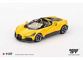 1:64 Bugatti W16, Mistral yellow 2023 - MGT01137L