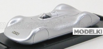 1:43 AUTO UNION Tipo C Streamline World Speed Record 1937 406.3 Km/h B.rosemeyer, Silver - R352