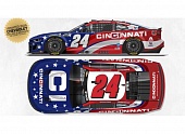 1:64 Chevrolet #24 William Byron *Cincinnati*, white/blue/red 2026 - C242661CINWB