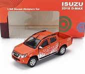 1:64 ISUZU D-max Pick-up Double Cabine (2018), Orange - BM64B0285LHD