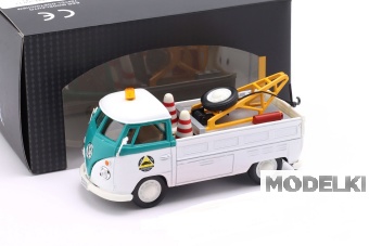 1:43 VOLKSWAGEN T1 Pick-up Tow truck, blue / white - 13459-1