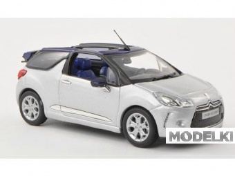 1:43 CITROËN DS3 Cabriolet 2013, серый/синий - 155289