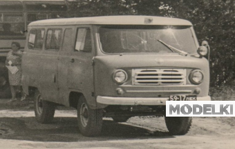 1:43 UAZ-450A - г. Ленинград - 1965 г. Кофе с молоком (пассажирская) - 145024