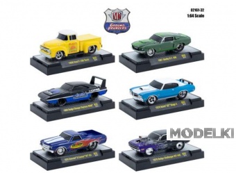 1:64 M2 Machines Ground Pounders, серия 32, набор из 6 моделей - 82161-32~6