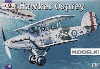 1:72 Сборная модель Британский морской разведчик Hawker Osprey - 72193