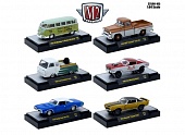 1:64 M2 Machines Auto-Thentics, серия 105, набор из 6 моделей - 32500-105~6
