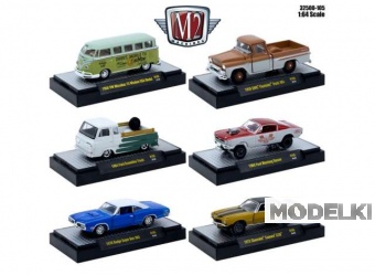 1:64 M2 Machines Auto-Thentics, серия 105, набор из 6 моделей - 32500-105~6