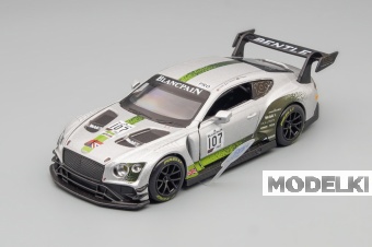 1:32 BENTLEY Continental GT3 #107 S.Kane, J.Gounon, J.Pepper, silver - 664998/71373-3
