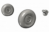 1:48 Junkers Ju-88A-4 and Later/C-6/G - Late Main and Tail Wheels 1/48 for Revell kits - Q48279