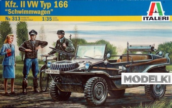 1:35 Сборная модель Автомобиль Kfz. 69 'Швиммваген' - 0313