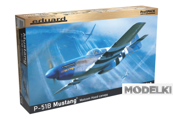 1:48 Сборная модель P-51B Mustang Malcolm Hood Canopy ProfiPACK Edition - 82176