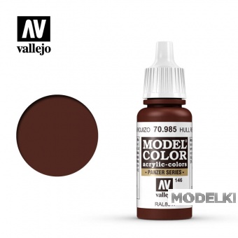 Краска акриловая `Model Color Красно-коричневый/Hull red - 70985