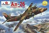 1:72 Сборная модель Советский транспортный самолет Ан-26 (версия РТ, РР&З) - 72134