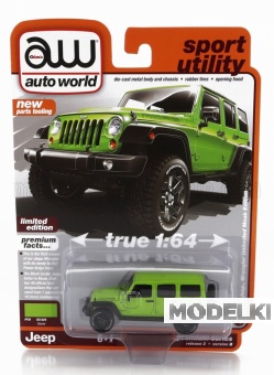 1:64 JEEP Wrangler Unlimited (2013), Green - AWSP130B-AW64402-3