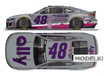 1:64 Chevrolet #48 Alex Bowman *Ally Open Road Sweepstakes*, purple/grey 2025 - C482561ALOAL