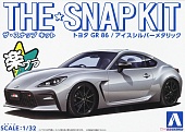 1:32 Сборная модель Toyota GR-86, Ice Silver Metallic - 06462