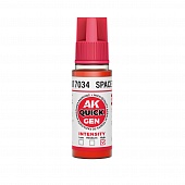 Краска акриловая QUICK GEN - Космический красный / SPACE RED, 18мл - AK17034