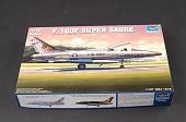 1:48 Сборная модель Американский истребитель F-100F SUPER SABRE - 02840