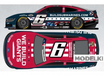 1:64 Ford Mustang #6 Brad Keselowski *BuildSubmarines.com* various 2025 - CX62565SALBW