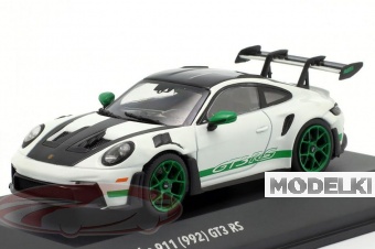 1:43 PORSCHE 911 (992) GT3 RS Tribute to Carrera RS Package (2023), white / green - S4314801