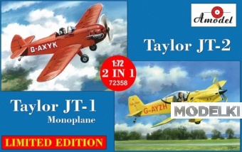 1:72 Сборная модель Экспериментальные самолёты Taylor JT-1 monoplane и Taylor JT-2 - 72358