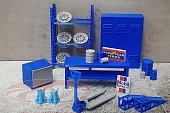 1:18 Гаражное оборудование,синий - DT30048 (blau)