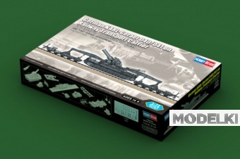 1:72 Сборная модель Пушка German KARL-Geraet 040/041 on Railway Transport Carrier - 82961