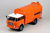 1:43 SKODA 706 RTK BOBR мусоровоз (1971), оранжевый -Kultovní náklaďáky minulé éry - KLN060