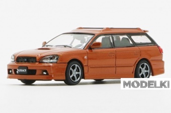 1:64 SUBARU Legacy E-tune II (2002) (праворульный). оранжевый - BM64B0152RHD