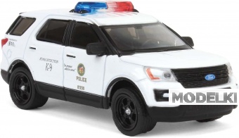1:64 FORD Police Interceptor Utility, Los Angeles Police Department (LAPD) Bomb Detection K-9 Section (2017), white - 30518