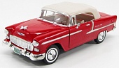 1:18 CHEVROLET Bel Air Cabriolet Closed (1955), Red Cream - 73184R
