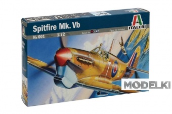 1:72 Сборная модель Самолет SPITFIRE MK.VB - 0001