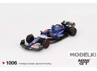 1:64 RB VCARB 01, №3 D.Ricciardo, Bahrain GP (2024), blue / white - MGT01006BL