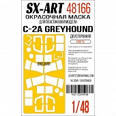 1:48 Маска окрасочная C-2A Greyhound (Kinetic) - 48166