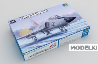 1:48 Сборная модель Американский истребитель-перехватчик Convair F-106B Delta Dart - 02892