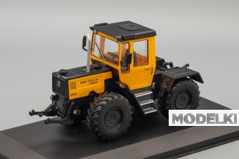1:43 Unimog MB Trac 1100 (MB Kommunal), Тракторы 117, yellow / black - TRC117