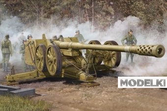 1:35 Сборная модель немецкая 128мм противотанковая пушка PAK44 (Рейн) - 02312