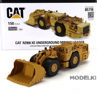 1:50 CATERPILLAR Cat R2900 Xe Ruspa Scraper Tractor Underground Mining Loader, Yellow Black - 85719