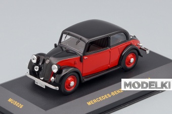 1:43 (Б/У) MERCEDES-BENZ 130 W23 (1934), black / red - MUS026-X2