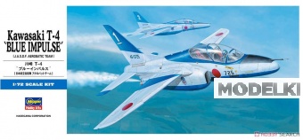 1:72 Cборная модель Самолет T-4 'BLUE IMPULSE' - 01441