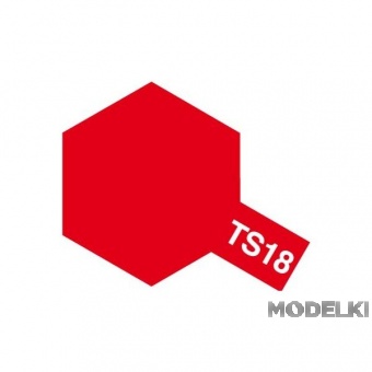 TS-18 Metalli Red (Красная металлик) аэрозольная краска, 100 мл. (в баллоне) - 85018