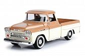 1:24 CHEVROLET Apache Fleetside Pick Up (1958) beige/grey - 79311