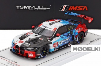 1:43 BMW 4-series M4 Gt3 Evo Team Paul Miller Racing №48 Imsa 24h Daytona (2025) Augusto Farfus - Dan Harper - Max Hesse - Jesse Krohn, White Black Red Blue - TSM430914