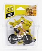 1:18 FIGURES Ciclista - Cyclist - Team Ag2r-citroen - Tour De France (2023), White - 1809912